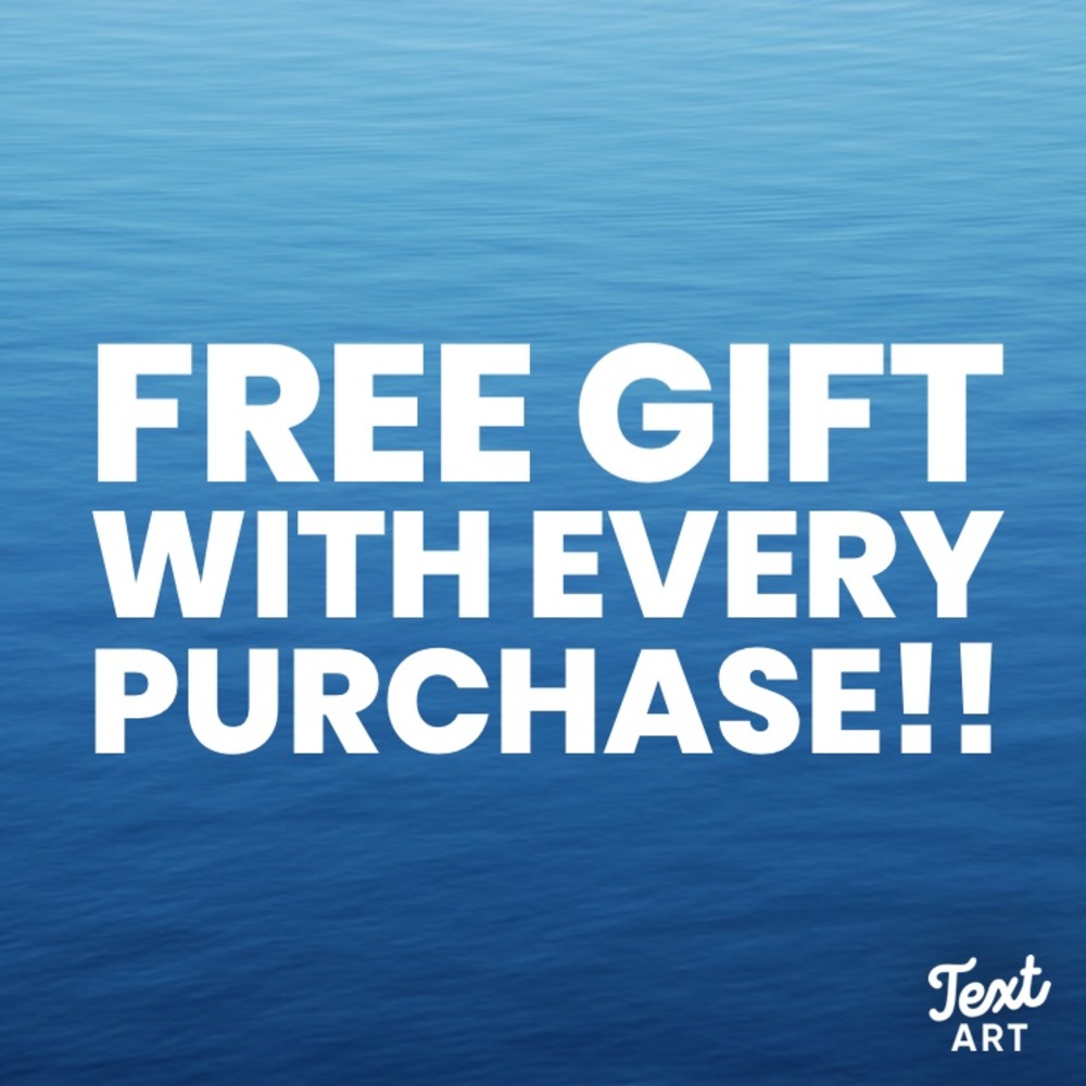 🎉🎁Free gift with every purchase!!🎁🎉